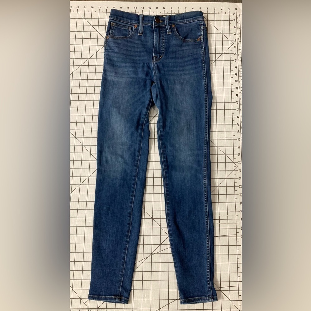 Madewell Women’s Size 25 Blue 10”‎ High Rise Skinny Jeans